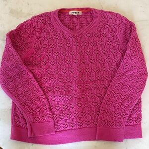 Boden Women's Vibrant Pink Crew Neck Sweater